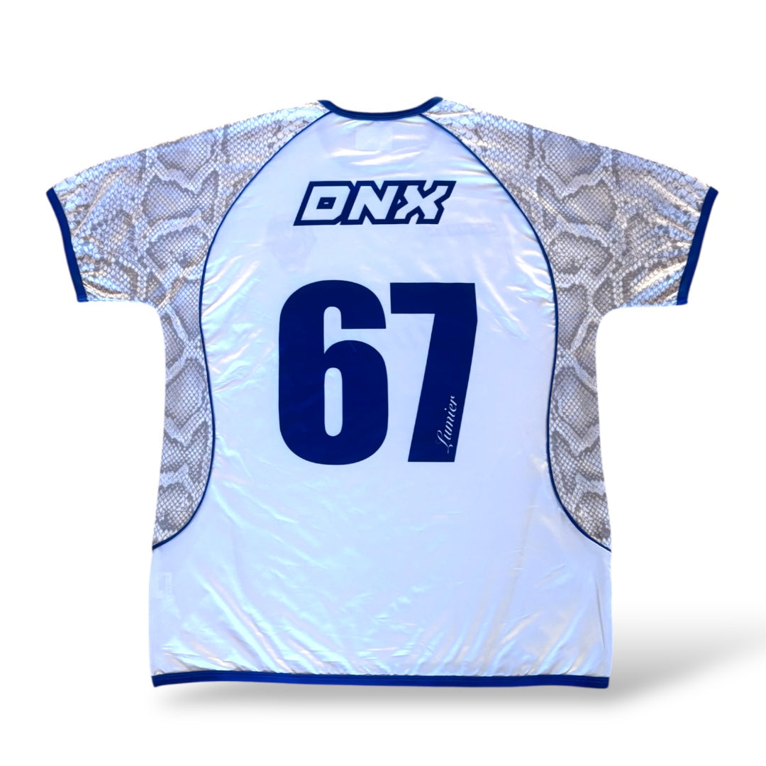 SNAKESKIN FOOTY SHIRT (WHITE)