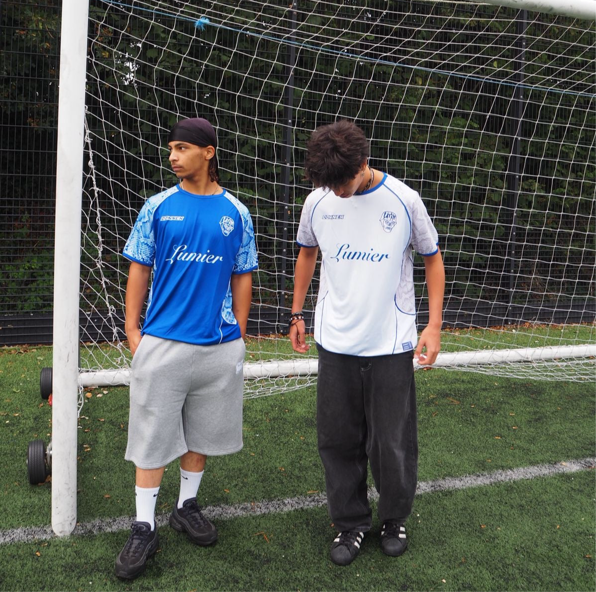 SNAKESKIN FOOTY SHIRT (WHITE)