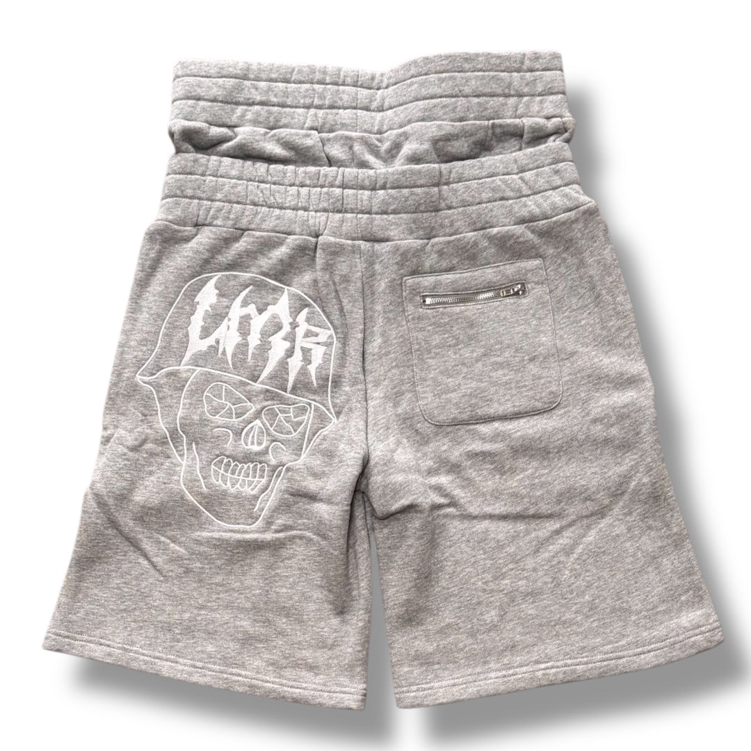 "skull shorts" (double waistband)