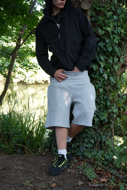 "skull shorts" (double waistband)