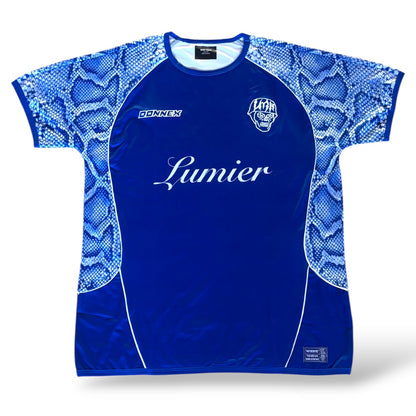 SNAKESKIN FOOTY SHIRT (BLUE)