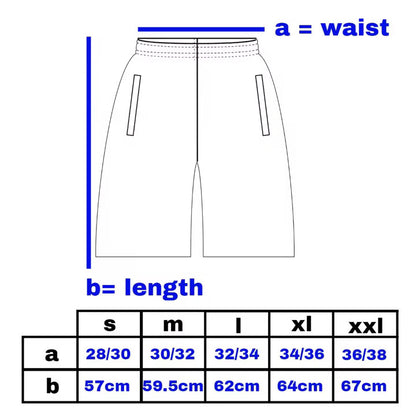 “skull” shorts (single waistband)