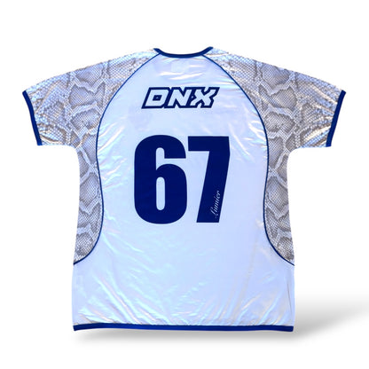 SNAKESKIN FOOTY SHIRT (WHITE)